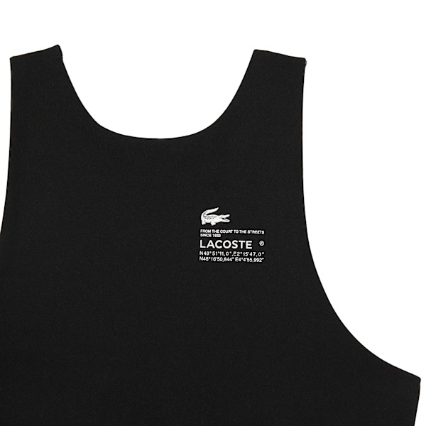 Lacoste Dam/Dam Recycled Polyamid Snabbtorkande Sport-BH M Black M