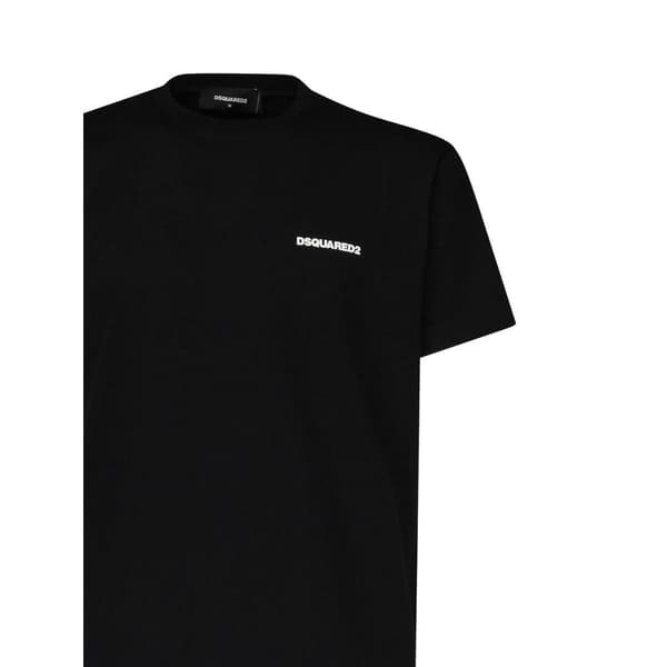DSquared2 Herr T-shirt Map Cool Fit L Svart Black L