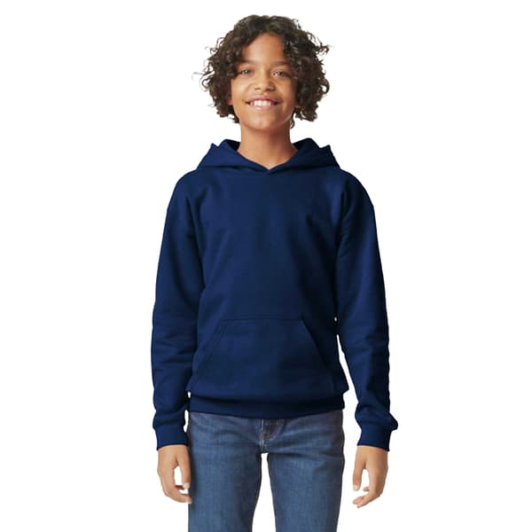 Gildan Barn/Kids Softstyle Fleece Mellanviktshuvtröja 7-8 år Navy Blue 7-8 Years