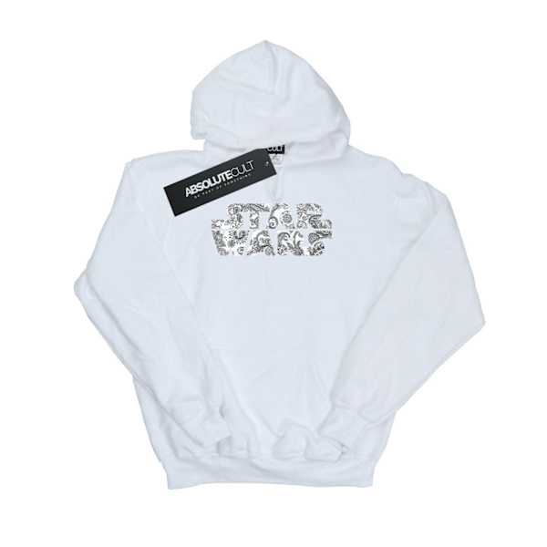 Star Wars Ornamental Logo Hoodie XL Vit White XL