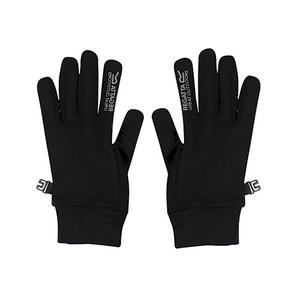 Regatta Grippy II Lätta Handskar för Barn 4-6 År B Black/Dark Grey 4-6 Years