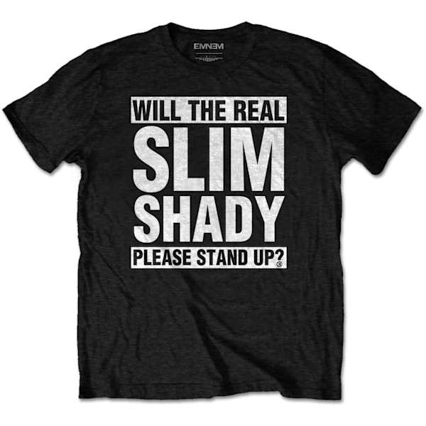 Eminem Unisex Vuxen The Real Slim Shady T-Shirt XXL Svart Black XXL