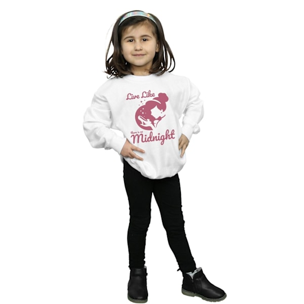 Disney Princess Girls Cinderella No Midnight Sweatshirt 9-11 År White 9-11 Years