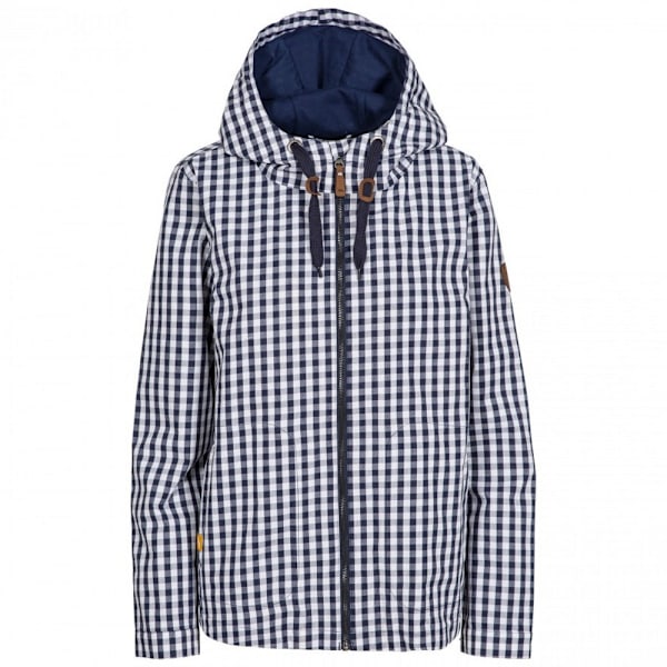 Trespass Dam/Damer Dignity Tryckt Vattentät Jacka XS Marin Navy Gingham XS