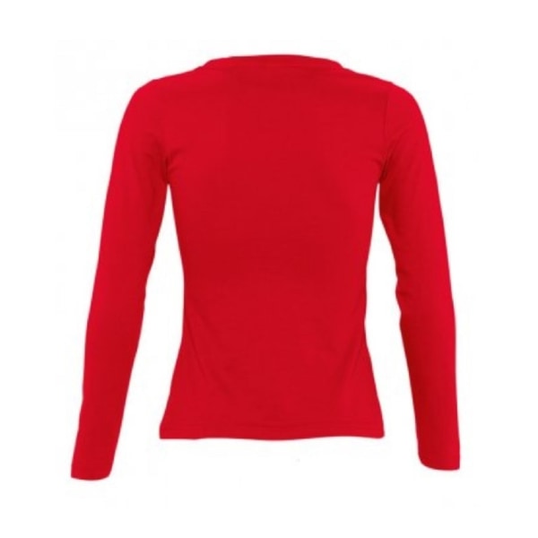 SOLS Majestic Långärmad T-shirt dam/dam L Röd Red L