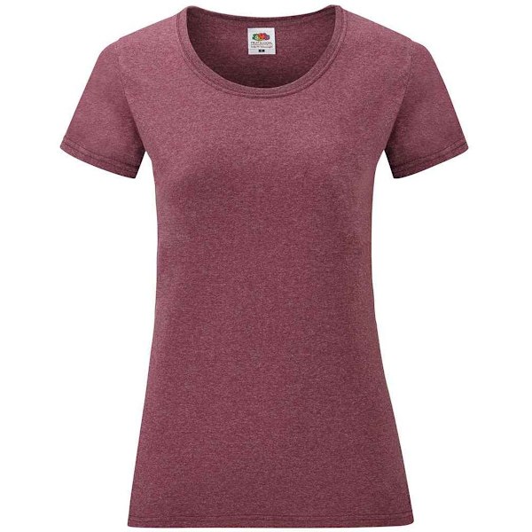 Fruit of the Loom Dam/Dam Value T-shirt XXL Heather Burgundy Heather Burgundy XXL