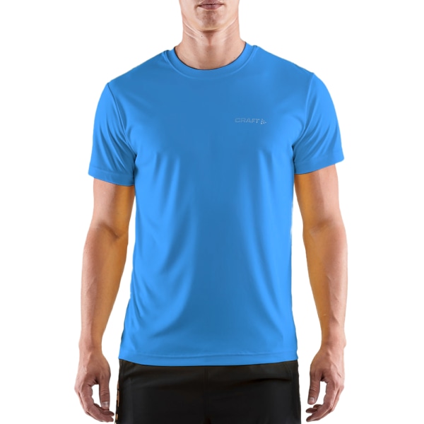 Craft Mens Prime lättvikts fukttransporterande sport T-shirt S Swedish Blue S