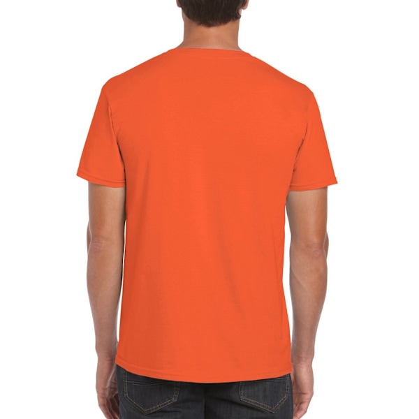 Gildan herr kortärmad mjuk t-shirt L orange Orange L