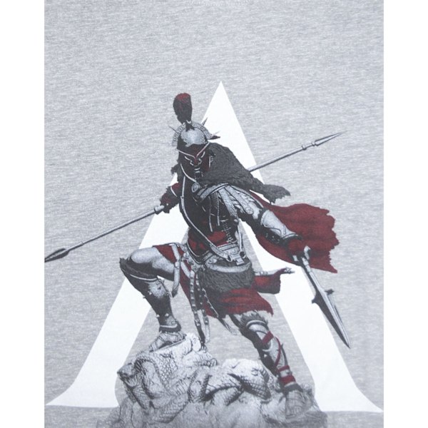 Assassins Creed Odyssey Herr The Knight T-Shirt L Grå Grey L