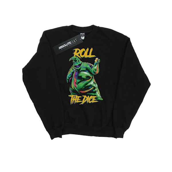 Disney Herr Nightmare Before Christmas Oogie Boogie Tärningssweatshirt Black L