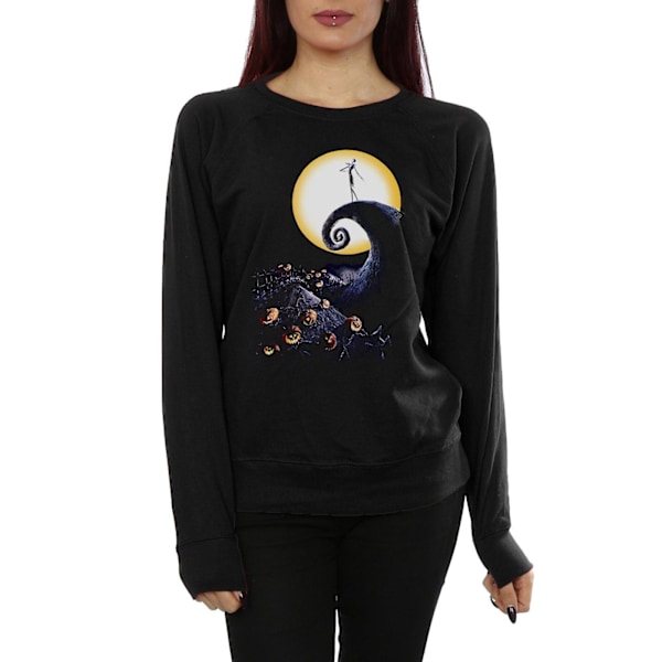 Nightmare Before Christmas Dam sweatshirt för kvinnor/damer S Black S