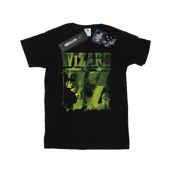 Trollkarlen från Oz Flickor Wicked Witch Logo Bomull T-shirt 5-6 år Black 5-6 Years