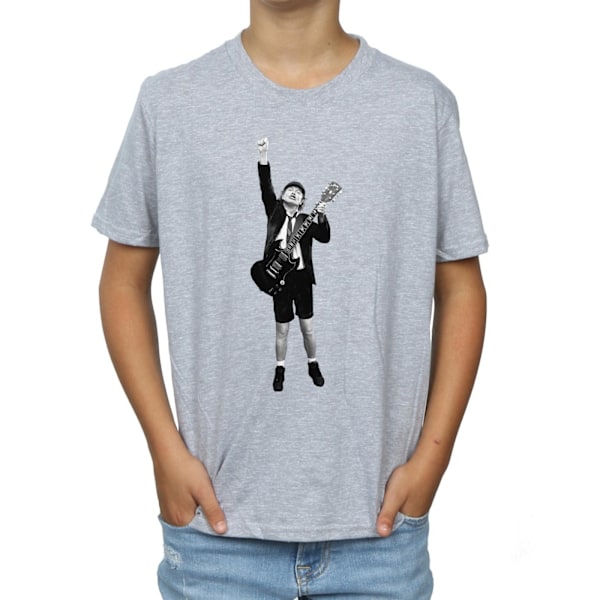 AC/DC Boys Angus Young Cut Out T-Shirt 5-6 år Sports Grey Sports Grey 5-6 Years