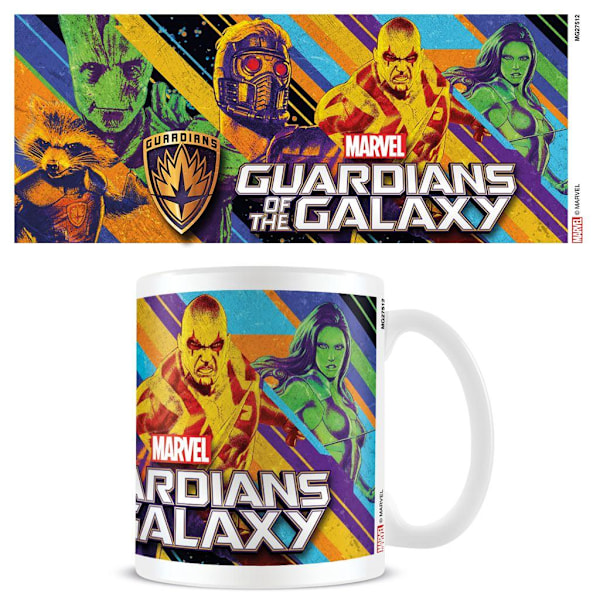 Guardians Of The Galaxy Colourized Heros Mug One Size Multicolo Multicoloured One Size