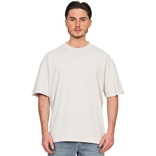 Casual Classics Unisex Vuxen Kammad Ringspunnen Bomull Förlängd Halsringning Ecru 4XL