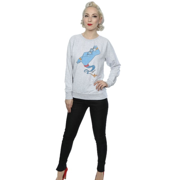 Aladdin Dam/Dam Klassisk Genie Heather Sweatshirt XXL Heat Heather Grey XXL