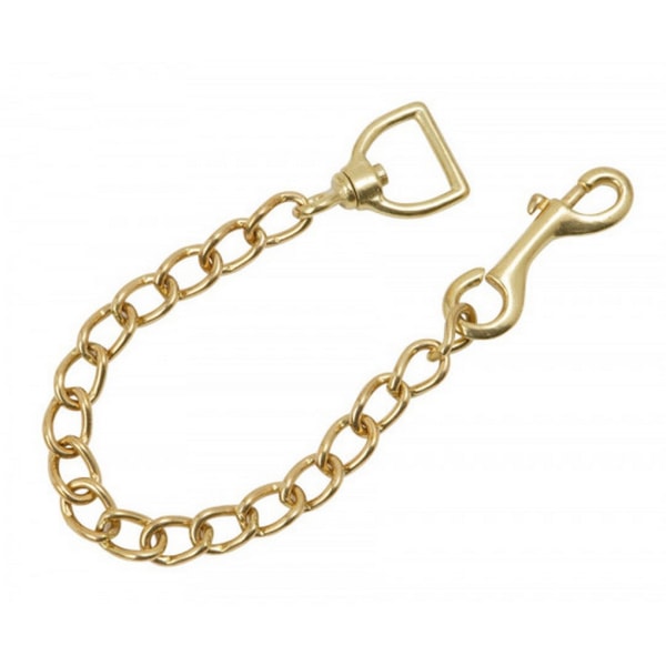 Shires Horse Newmarket Chain 24in mässing Brass 24in
