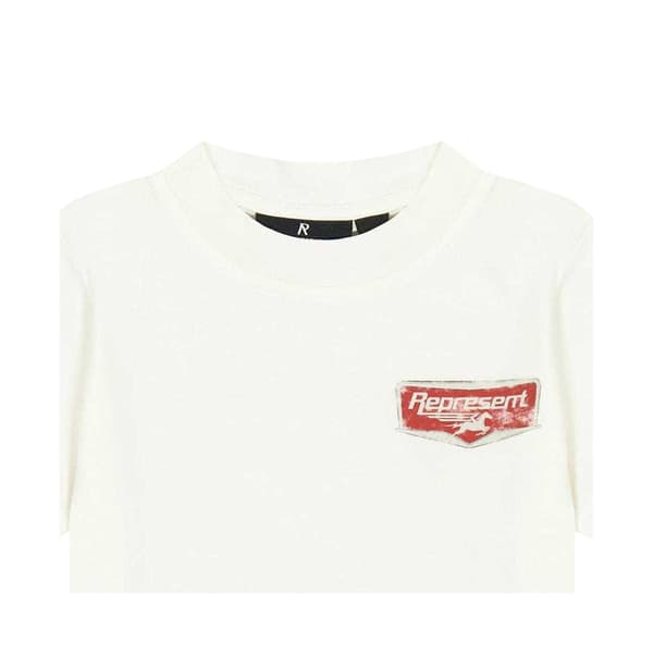 Represent Barn/Kids Crew Neck Regular T-shirt 1-2 år Vit White 1-2 Years