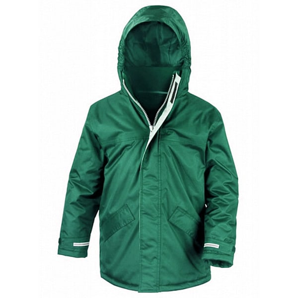 Result Barn/Barn Core Vinter Parka Vattentät Vindtät Ja Bottle Green 3-4