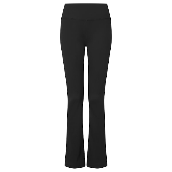 TriDri Dam/Kvinnor Återvunnet Flared Leggings XS Svart Black XS