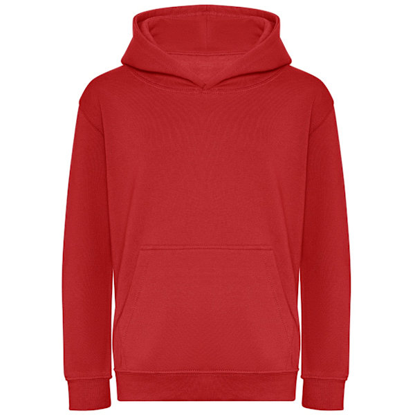 Awdis Barn/Barn Hoodie 3-4 År Eldröd Fire Red 3-4 Years