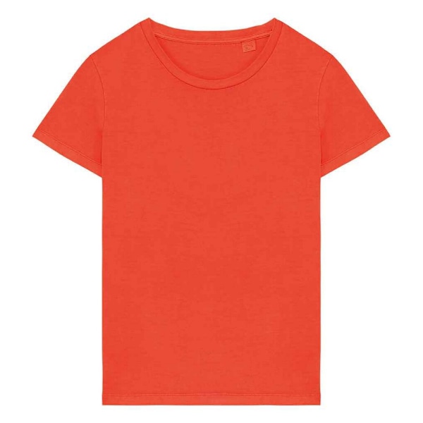Native Spirit Dam/Kvinnor Blekad T-shirt M Paprika Röd Paprika Red M
