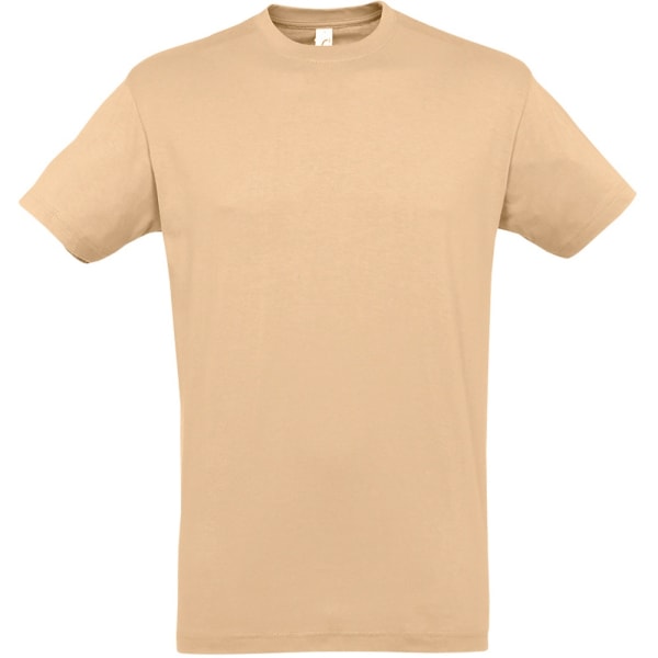 SOLS Regent kortärmad t-shirt för män L Sand Sand L