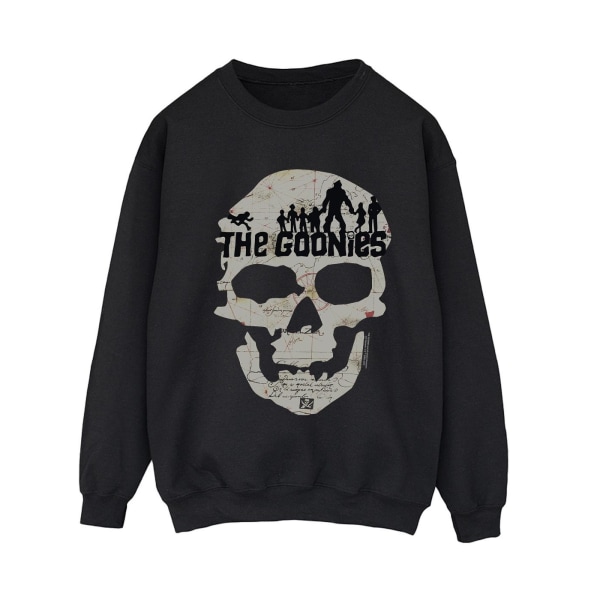 The Goonies Womens/Ladies Map Skull Sweatshirt L Svart Black L
