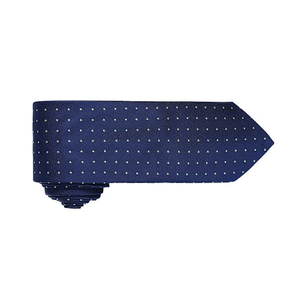Premier Herr Mikroprick Mönster formell slips för arbete En storlek Marinblå/ L Navy/ Lime One Size