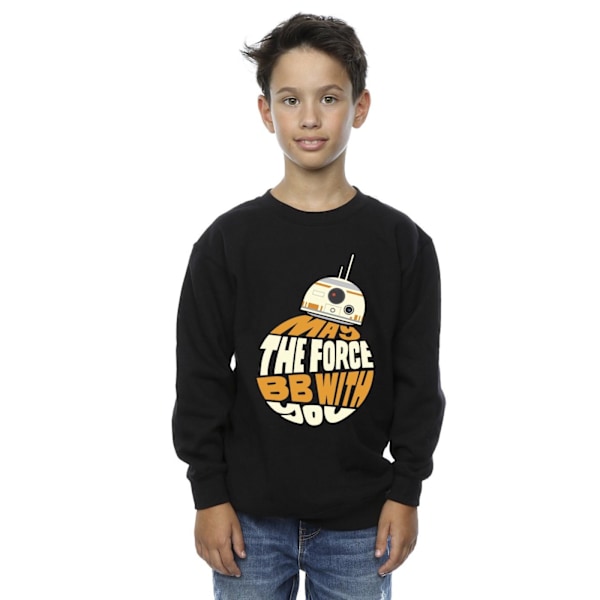 Star Wars Boys May The Force BB8 Sweatshirt 9-11 år Svart Black 9-11 Years