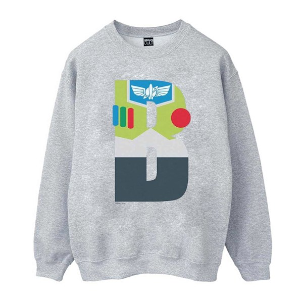 Disney Girls Alphabet B Is For Buzz Lightyear Sweatshirt 9-11 Y Sports Grey 9-11 Years
