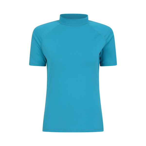 Mountain Warehouse Dam/Kvinnors UV-skydd Rash Guard 18 UK Teal 18 UK