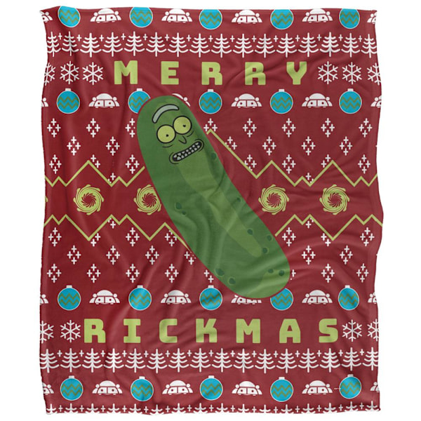 Rick And Morty Merry Rickmas Pickle Rick Julfilt En Multicoloured One Size