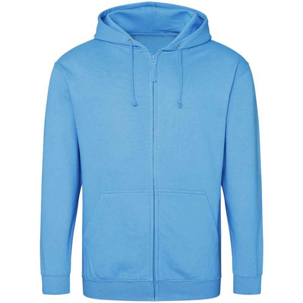 Awdis Herr Full Zip Hoodie L Hawaiian Blue Hawaiian Blue L