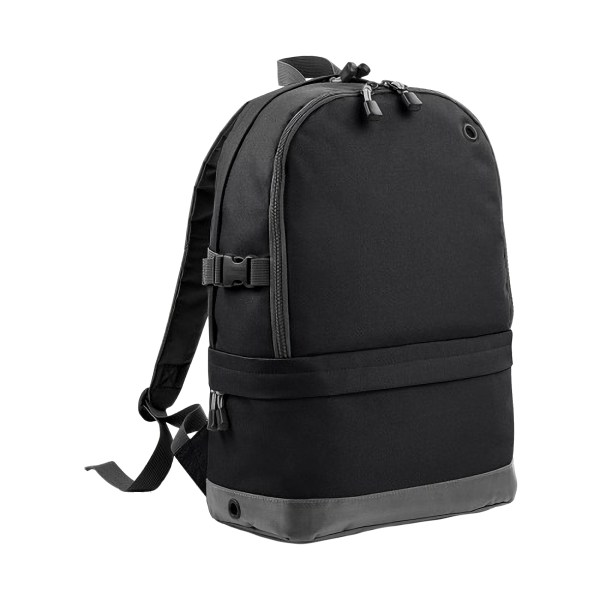 BagBase Ryggsäck / Ryggsäck (18 liter bärbar dator upp till 15,6 tum Black One Size