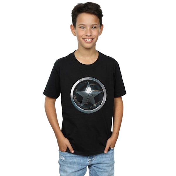 Marvel Boys The Falcon And The Winter Soldier Chest Star T-Shir Black 5-6 Years