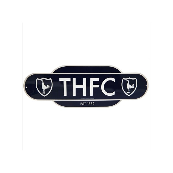 Tottenham Hotspur FC Retro Years Plaque One Size Navy/Cream Navy/Cream One Size