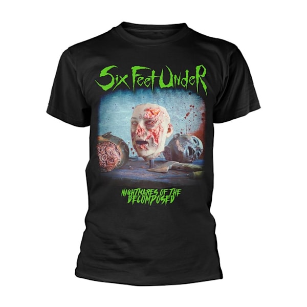 Six Feet Under Unisex Vuxen Mardrömmar Av De Fördärvade T-Shir Black XL