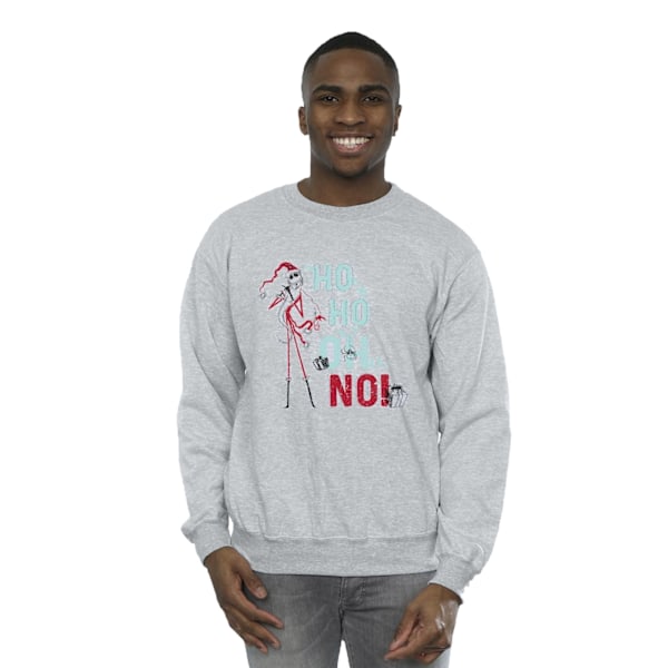 Disney Herr The Nightmare Before Christmas Ho Ho No Sweatshirt Sports Grey 3XL