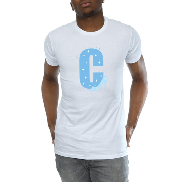 Disney Herr Alphabet C Är För Askungen T-Shirt L Vit White L