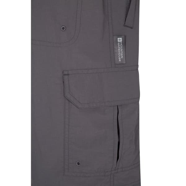 Mountain Warehouse Mens Explore Cargo Shorts 34R Grå Grey 34R