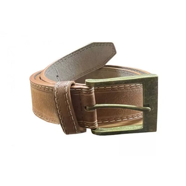 Duke Herr D555 Dylan Läderbälte 40 tum x 3,8 cm Tan Tan 40in x 3.8cm