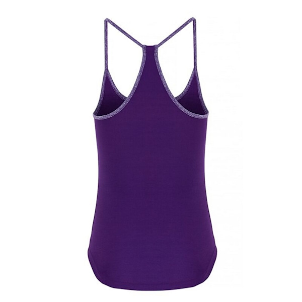 TriDri Dam/Kvinnors Yogaväst M Ljus Lila/Lila Melange Bright Purple/Purple Melange M