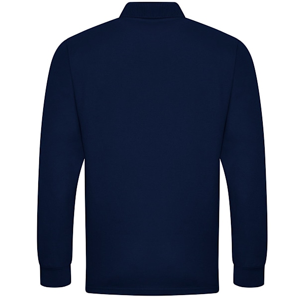 PRORTX Herr Långärmad Polotröja 4XL Marinblå Navy 4XL