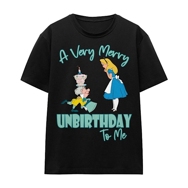 Alice i Underlandet Unisex Vuxen Mycket Glad O-födelsedag Till Mig T-shirt Black XL