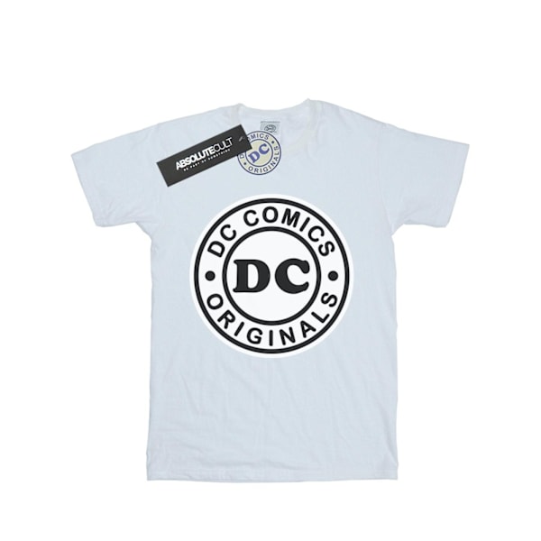 DC Comics Girls DC Originals Logo Bomull T-shirt 7-8 år Vit White 7-8 Years