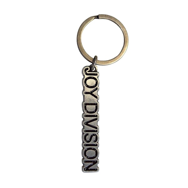 Joy Division Die Cast Logo Nyckelring One Size Silver/Black Silver/Black One Size