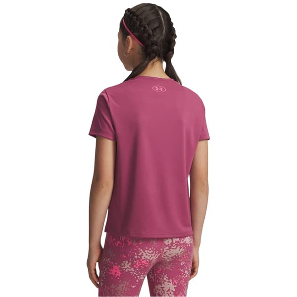 Under Armour Barn/Junior Tech Varsity Performance T-shirt 7-8 år Fuchsia 7-8 Years
