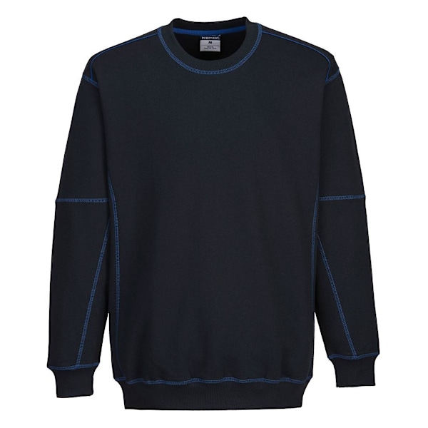 Portwest Herr Essential Tvåfärgad Sweatshirt M Marinblå/Kunglig Blå Navy/Royal Blue M