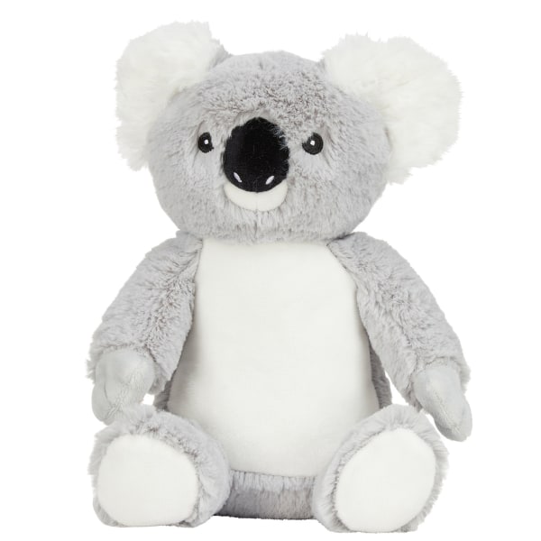 Mumbles Printme Koala Plyschleksak 26cm Grå/Vit Grey/White 26cm